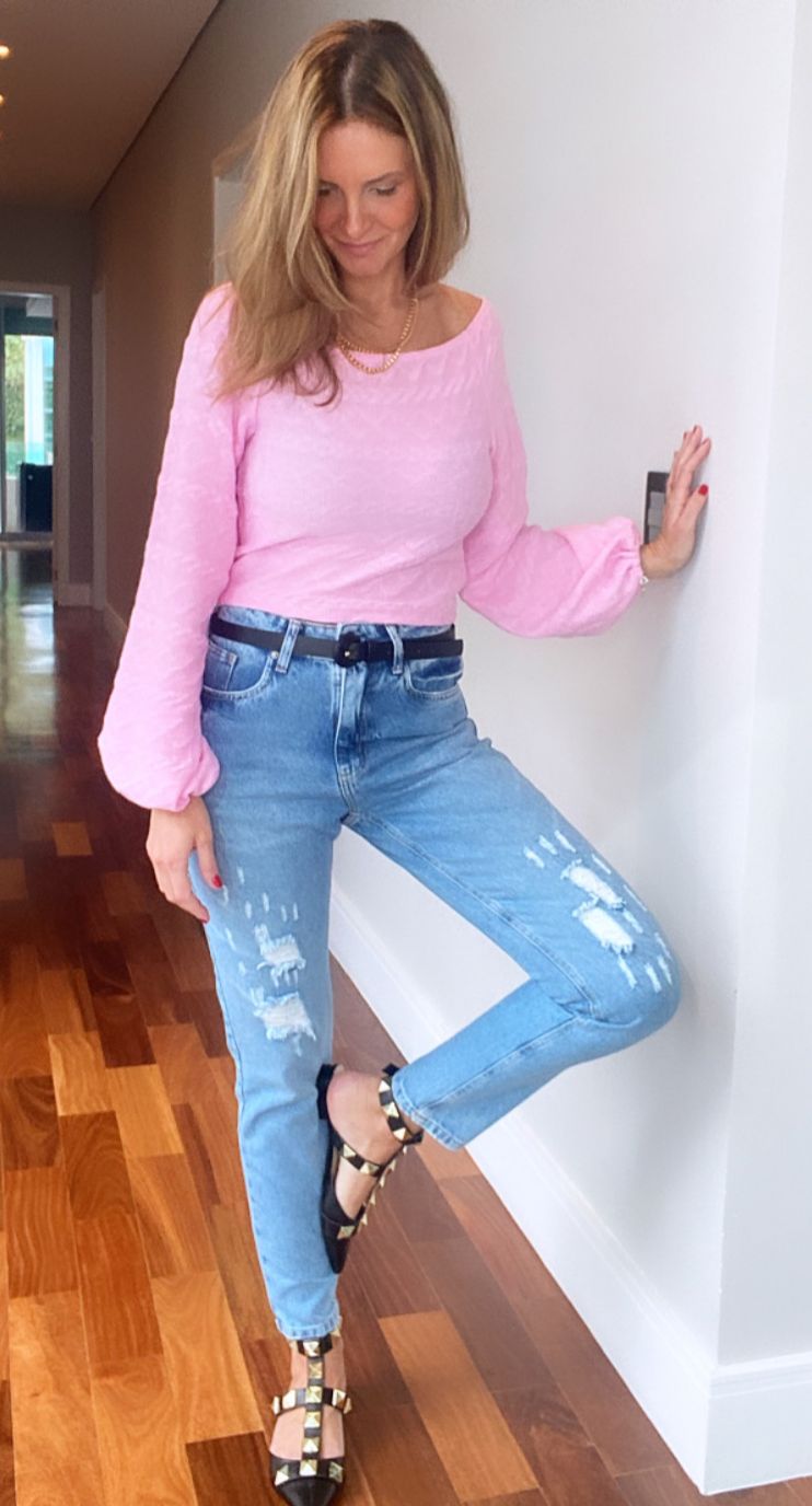 Calça jeans MOM